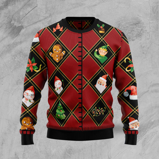 Christmas Symbols TY2011 Ugly Christmas Sweater