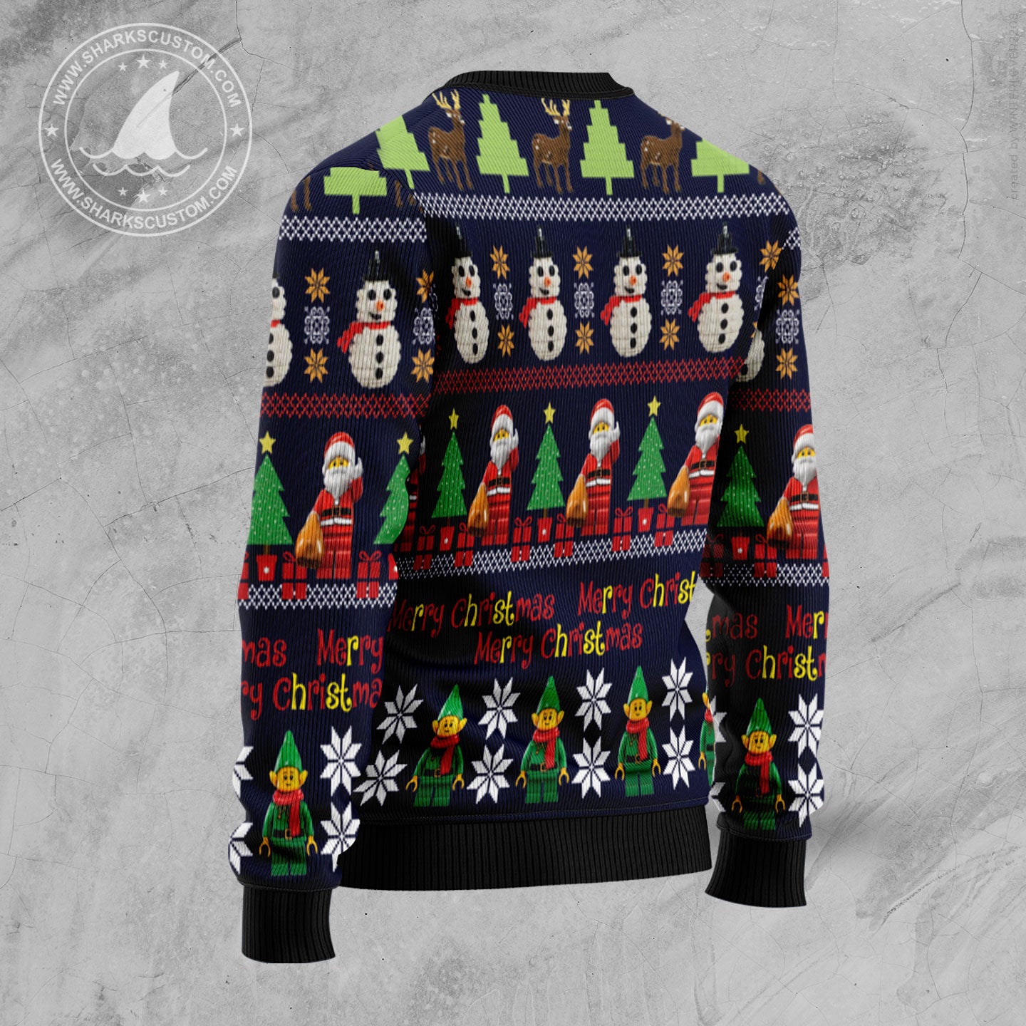 Lego Christmas Awesome TY2011 unisex womens & mens, couples matching, friends, funny family ugly christmas holiday sweater gifts (plus size available)
