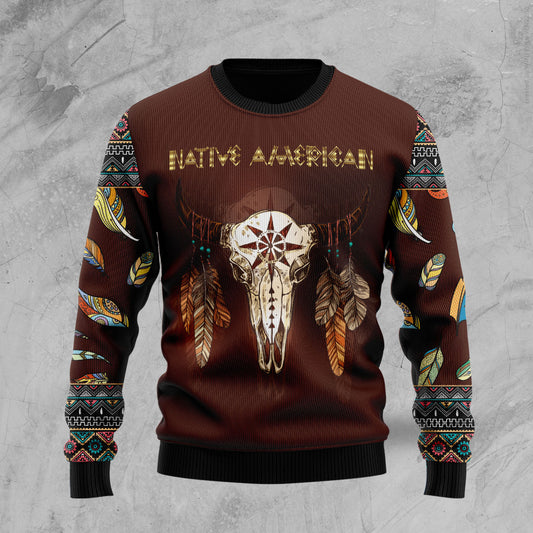 Native Skull TY2011 Ugly Christmas Sweater