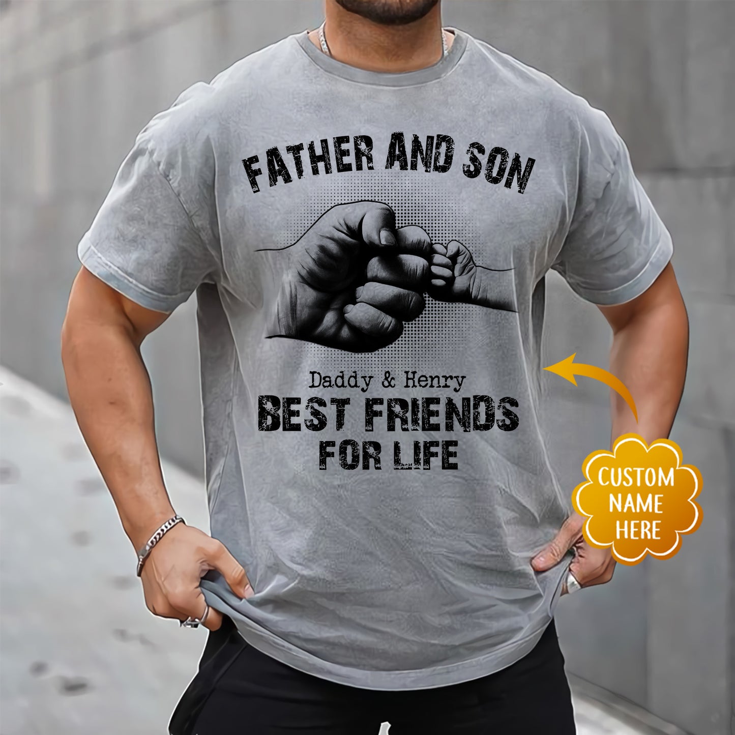 Best Friends For Life Father And Son Custom Matching Outfit