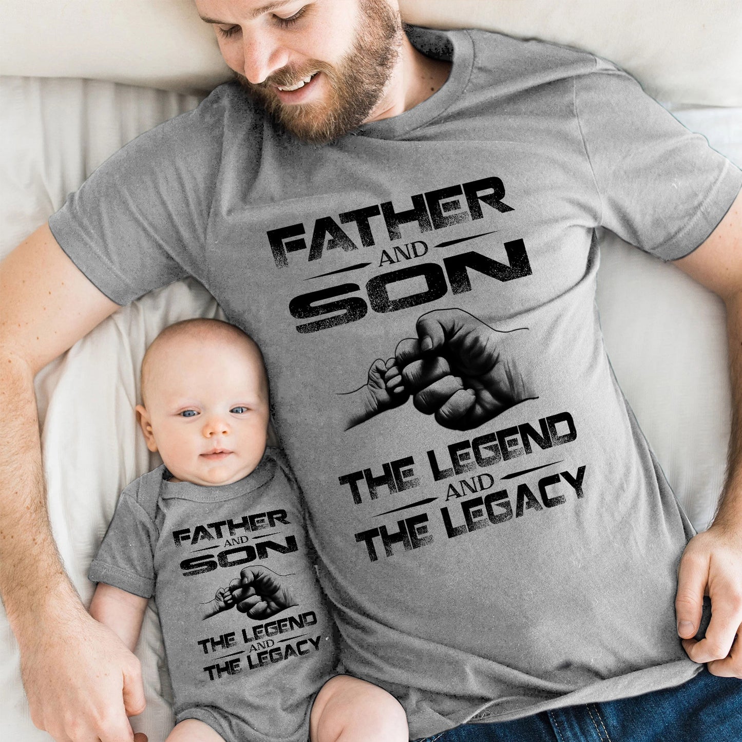 First Fathers Day Gifts From Son Baby Father And Son Matching Outfit