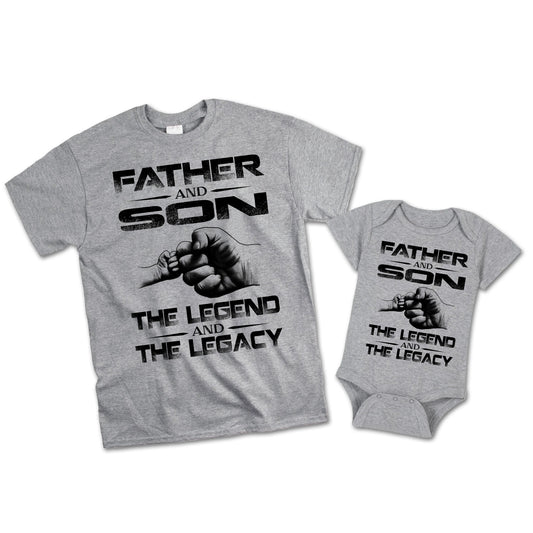 First Fathers Day Gifts From Son Baby Father And Son Matching Outfit
