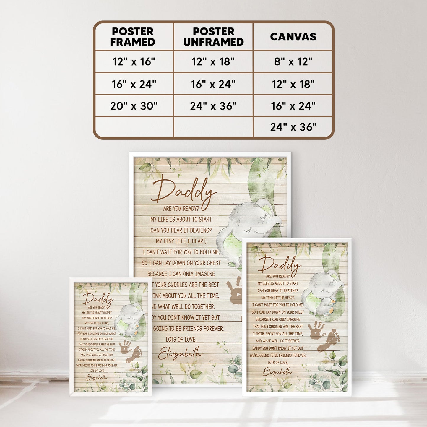 Are You Ready Gifts For New Dad Personalized Poster