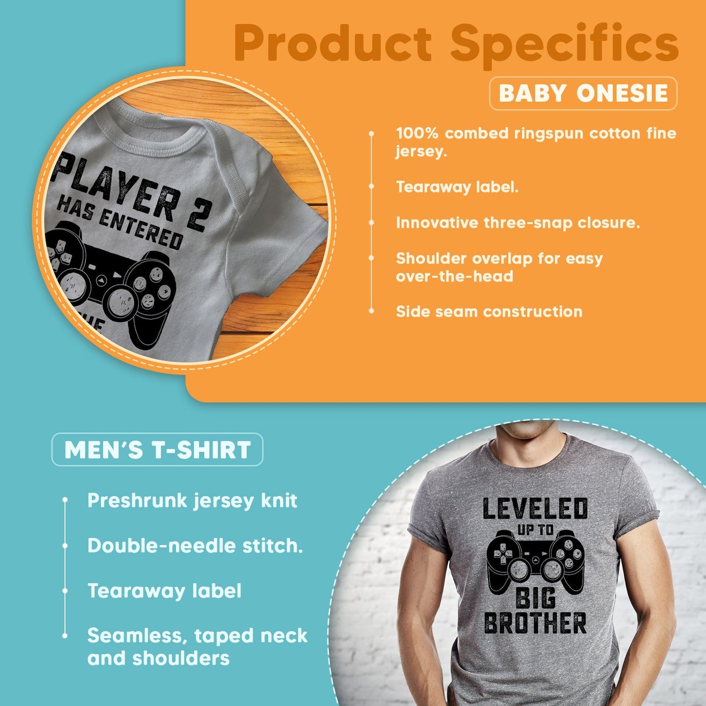 Happy First Fathers Day Outfit Father Son Funny Gamer Matching Outfit