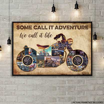 Some Call It Adventure Motorcycle Personalizedwitch Poster