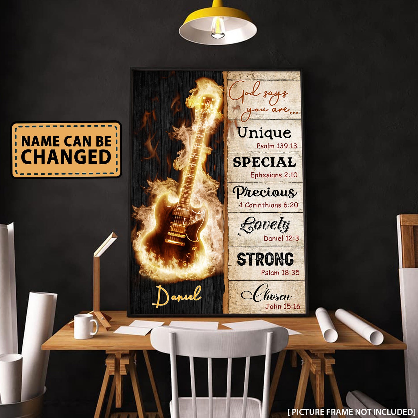 Custom Name God Says You Are Personalizedwitch Vertical Poster