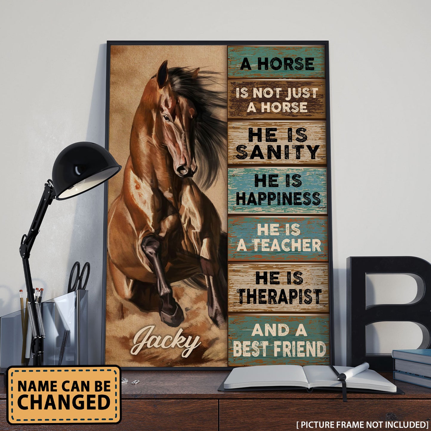 Horse A Horse Is Not Just A Horse Personalizedwitch Poster