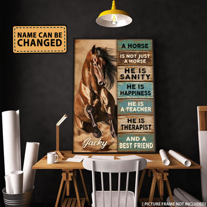 Horse A Horse Is Not Just A Horse Personalizedwitch Poster