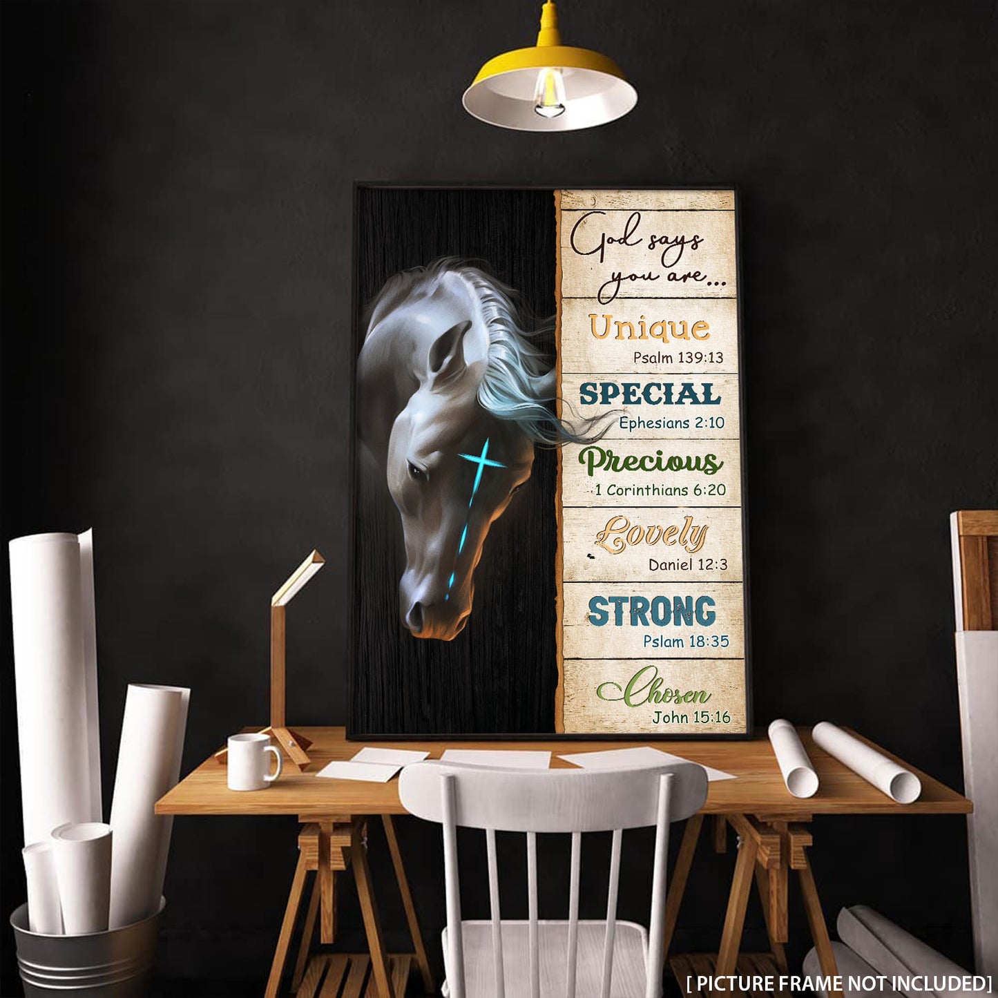 Horse God Says You Are - Personalizedwitch Poster For Horse Lovers