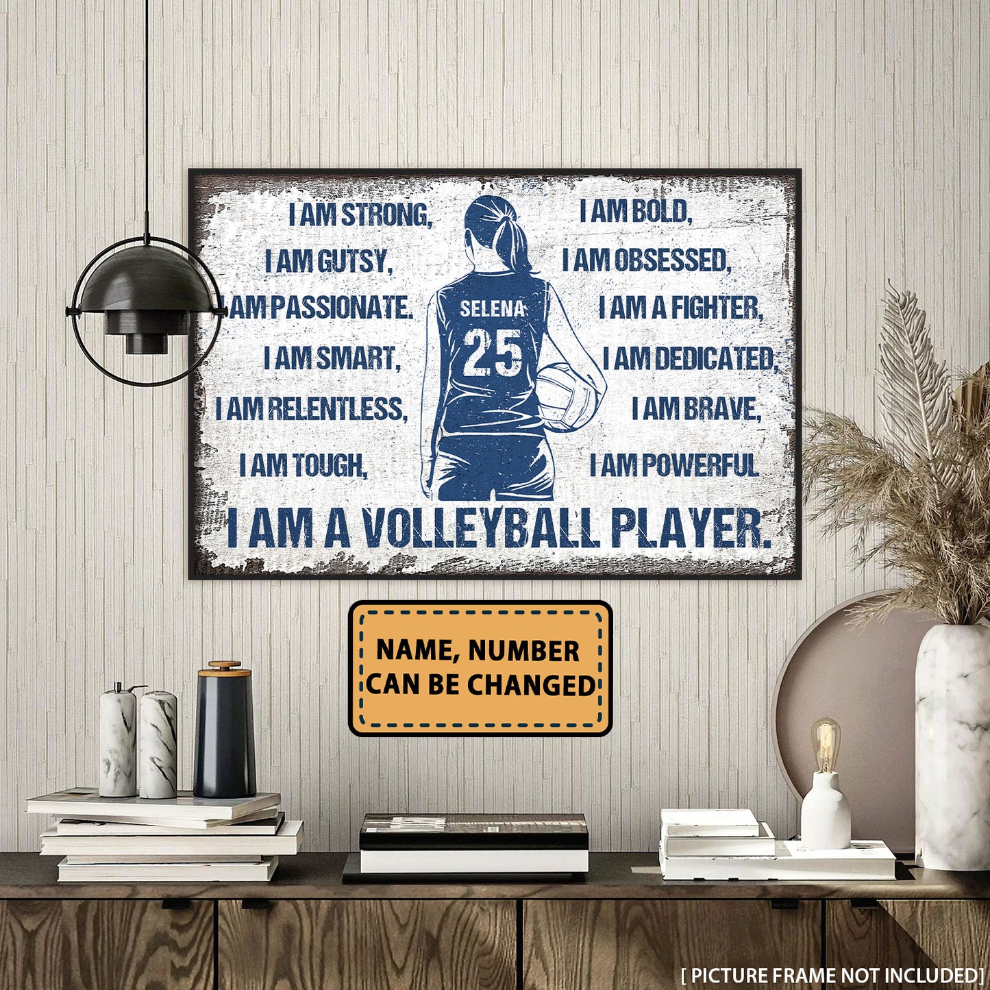 Volleyball I Am A Volleyball Player Personalizedwitch Poster