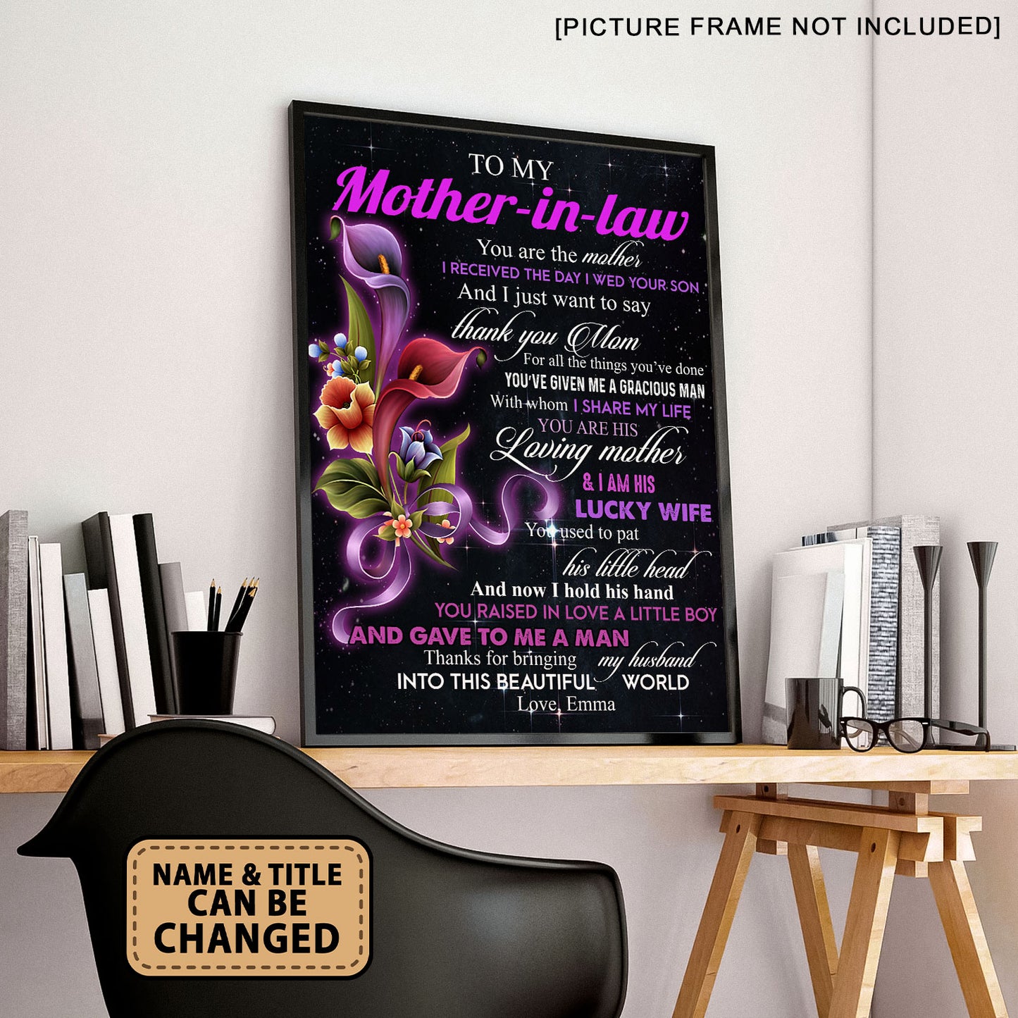 You Are The Mother Gifts For Mother In Law Personalized Poster