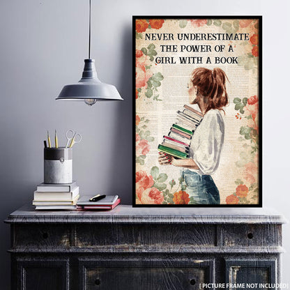 Book Never Underestimate The Power Personalizedwitch Poster
