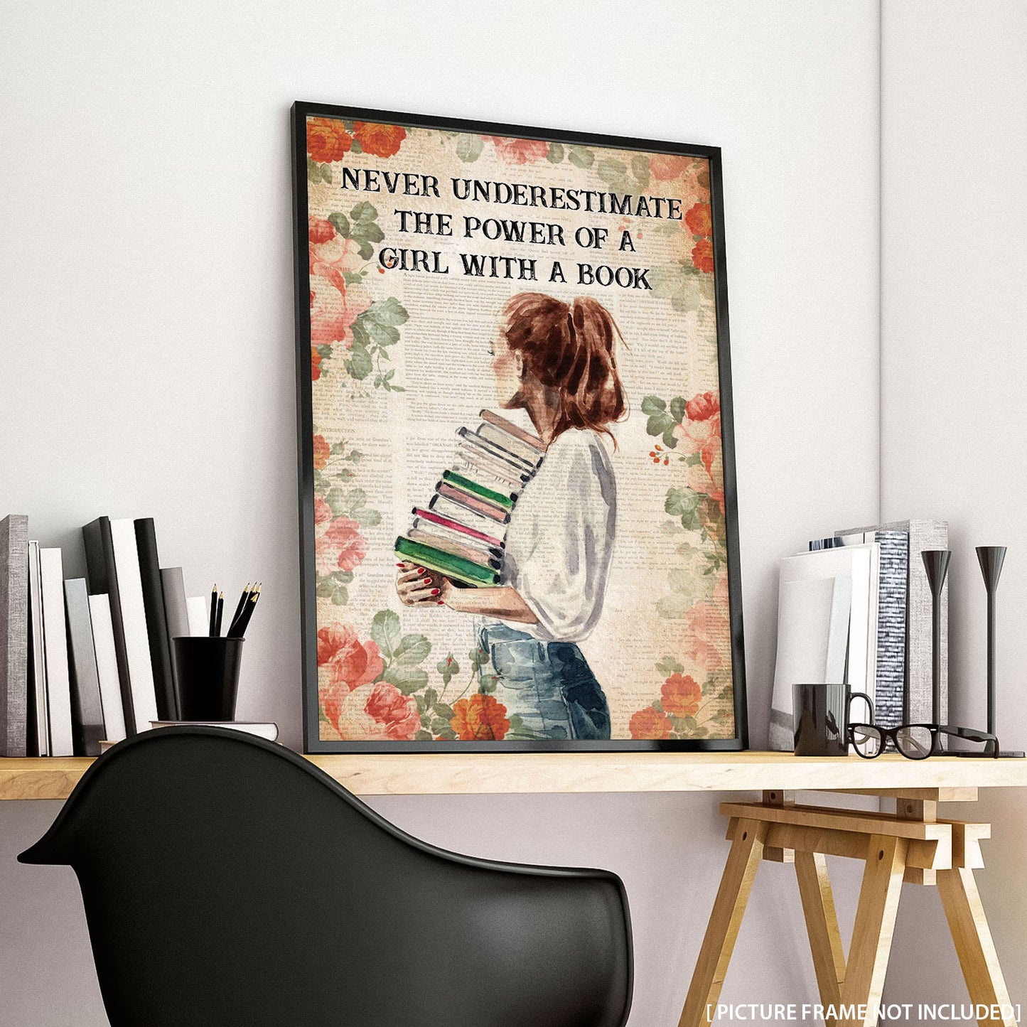 Book Never Underestimate The Power Personalizedwitch Poster