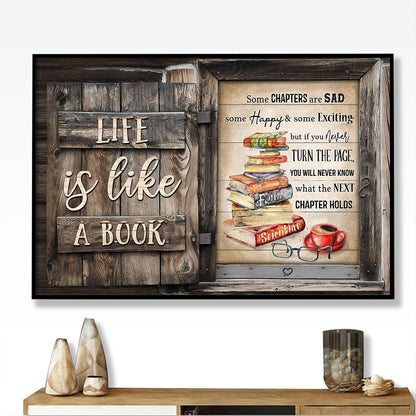 Book Life Is Like A Book - Personalizedwitch Poster For Bookworm