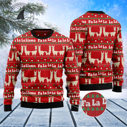 Llama Lalala T1510 Ugly Christmas Sweater