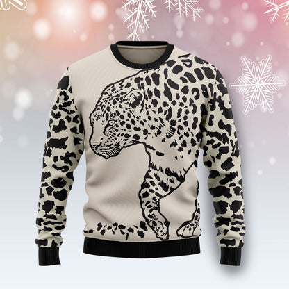 Leopard Pattern T1510 Ugly Christmas Sweater