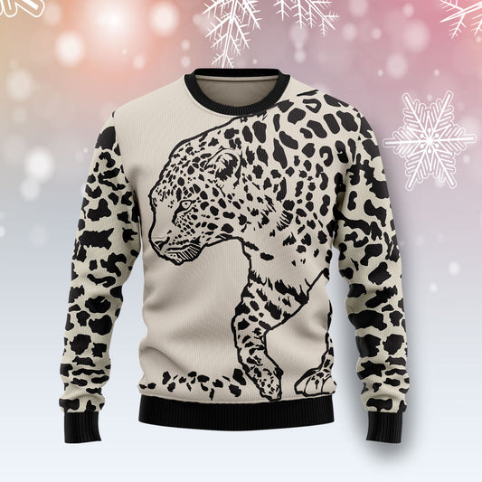 Leopard Pattern T1510 Ugly Christmas Sweater