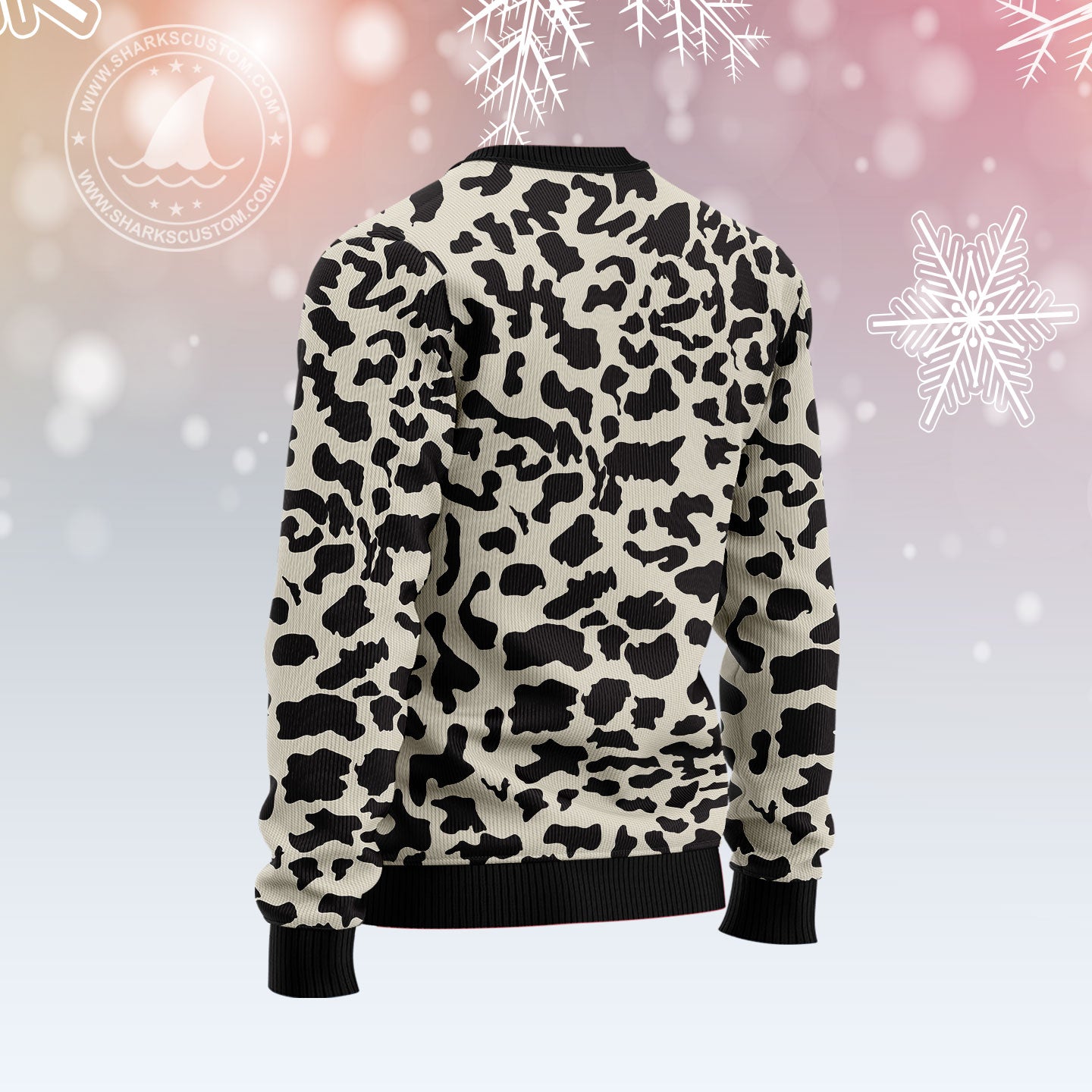 Leopard Pattern T1510 Ugly Christmas Sweater