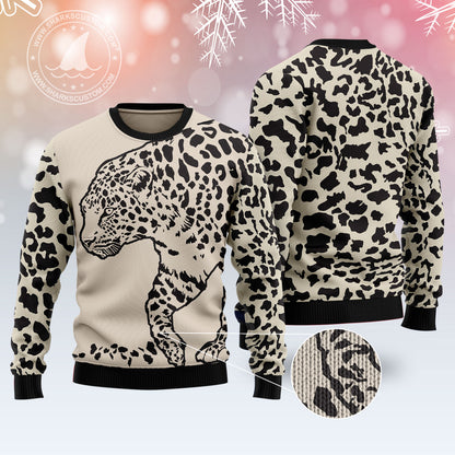 Leopard Pattern T1510 Ugly Christmas Sweater