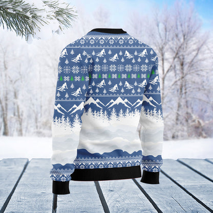 Skiing Life Is Better On Snow T1811 Ugly Christmas Sweater