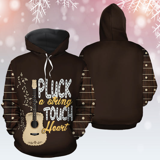Guitar Touch A Heart T1911 - All Over Print Unisex Hoodie
