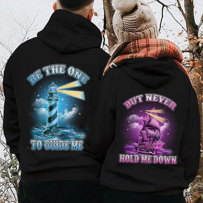 Be The One To Guide Me But Never Hold Me Down Couple Hoodies Valentine Gift Couple Matching Hoodie