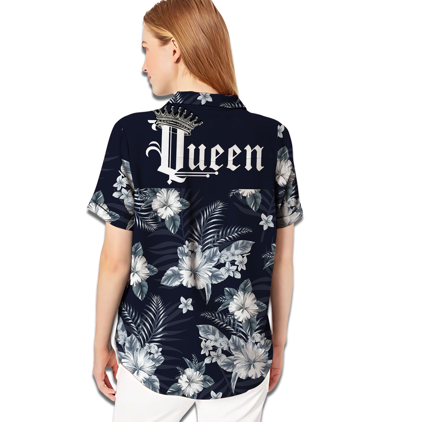 Royal King and Queen Matching Hawaiian Shirt Personalizedwitch For Couple