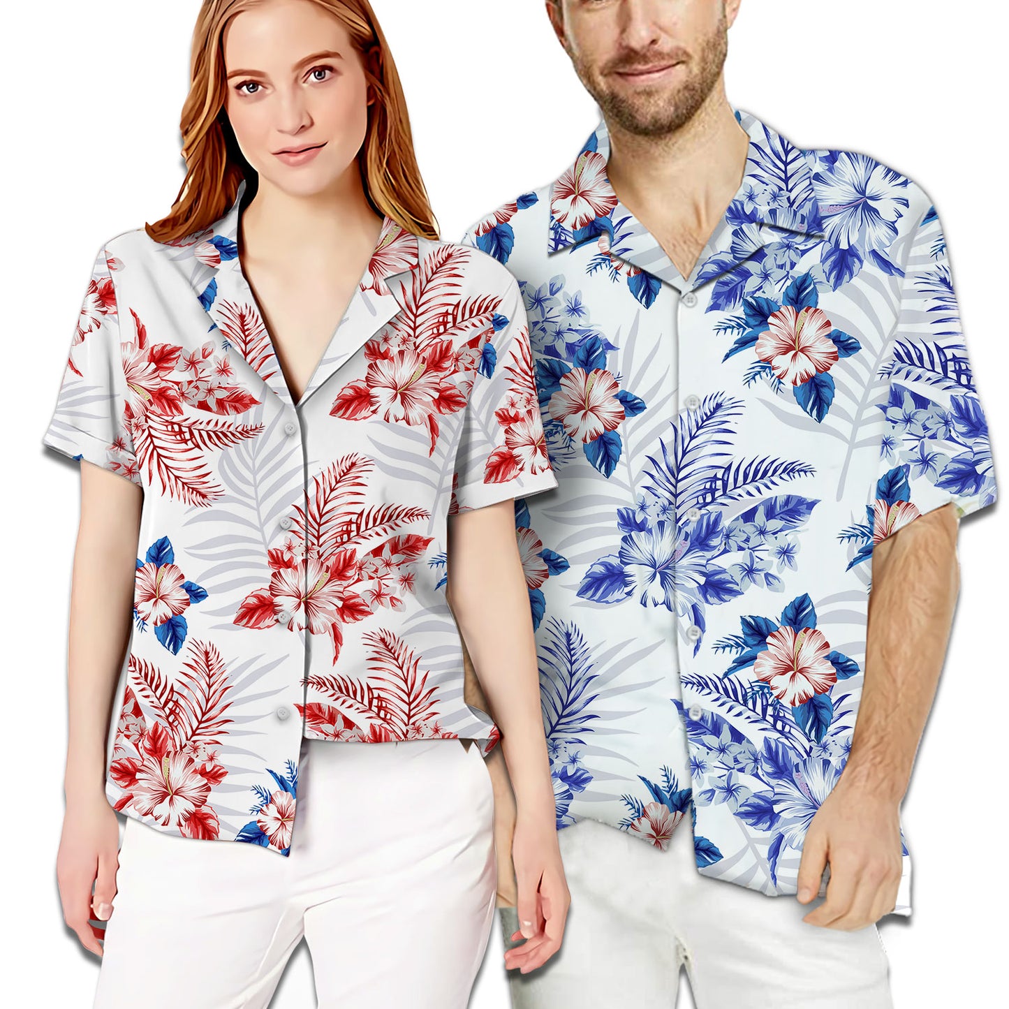She Is His Heart He Is Her Armor Matching Hawaiian Shirt Personalizedwitch For Couple