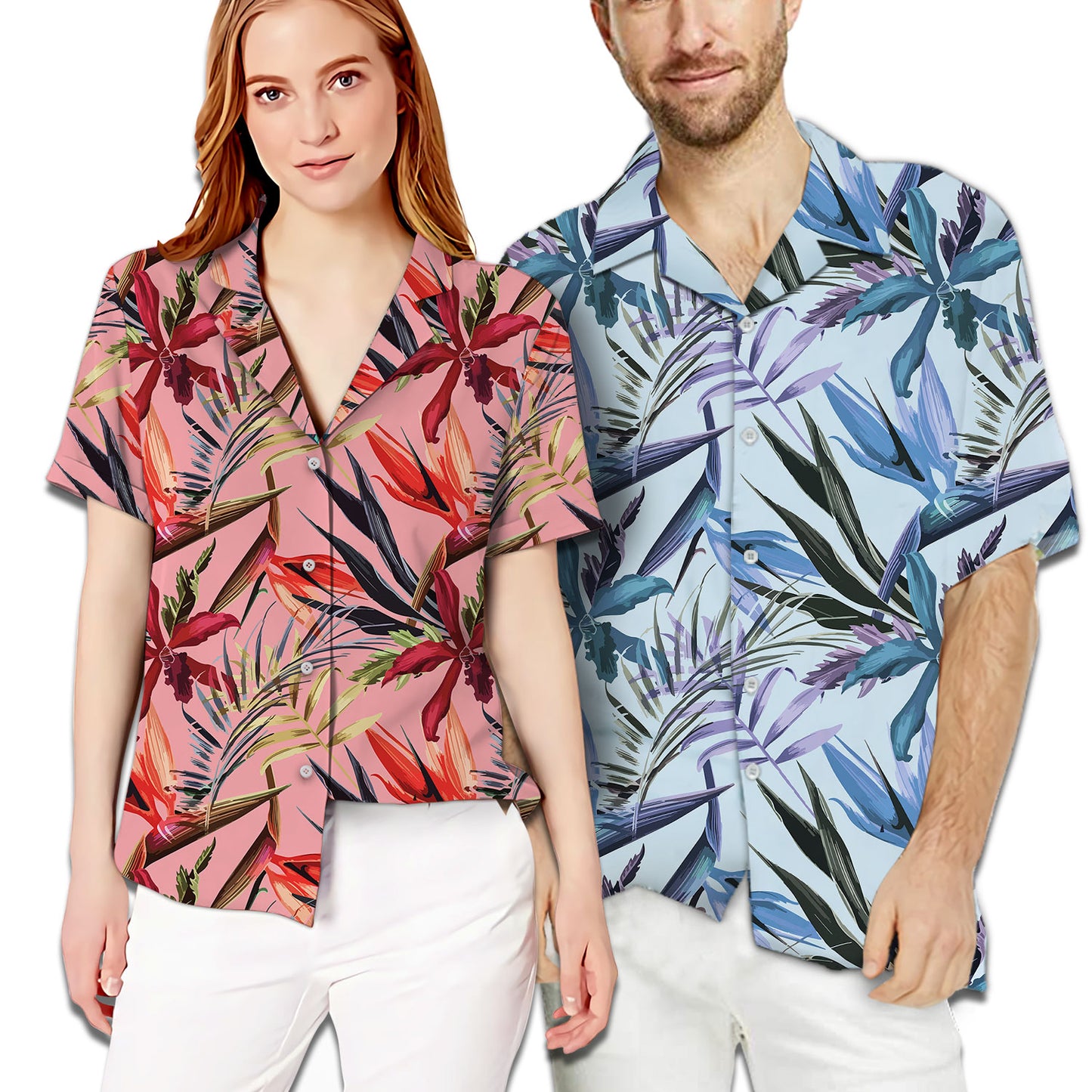 He Sees All My Light She Accepted All My Dark Matching Hawaiian Shirt Personalizedwitch For Couple