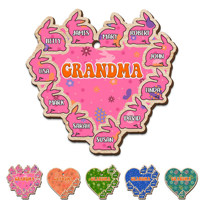 Grandma Favourite Peeps Custom Name Wood Ornament Gift