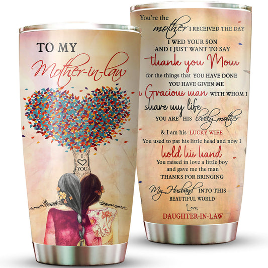 Mother-in-law Mom of A Gracious Man 20Oz Tumbler