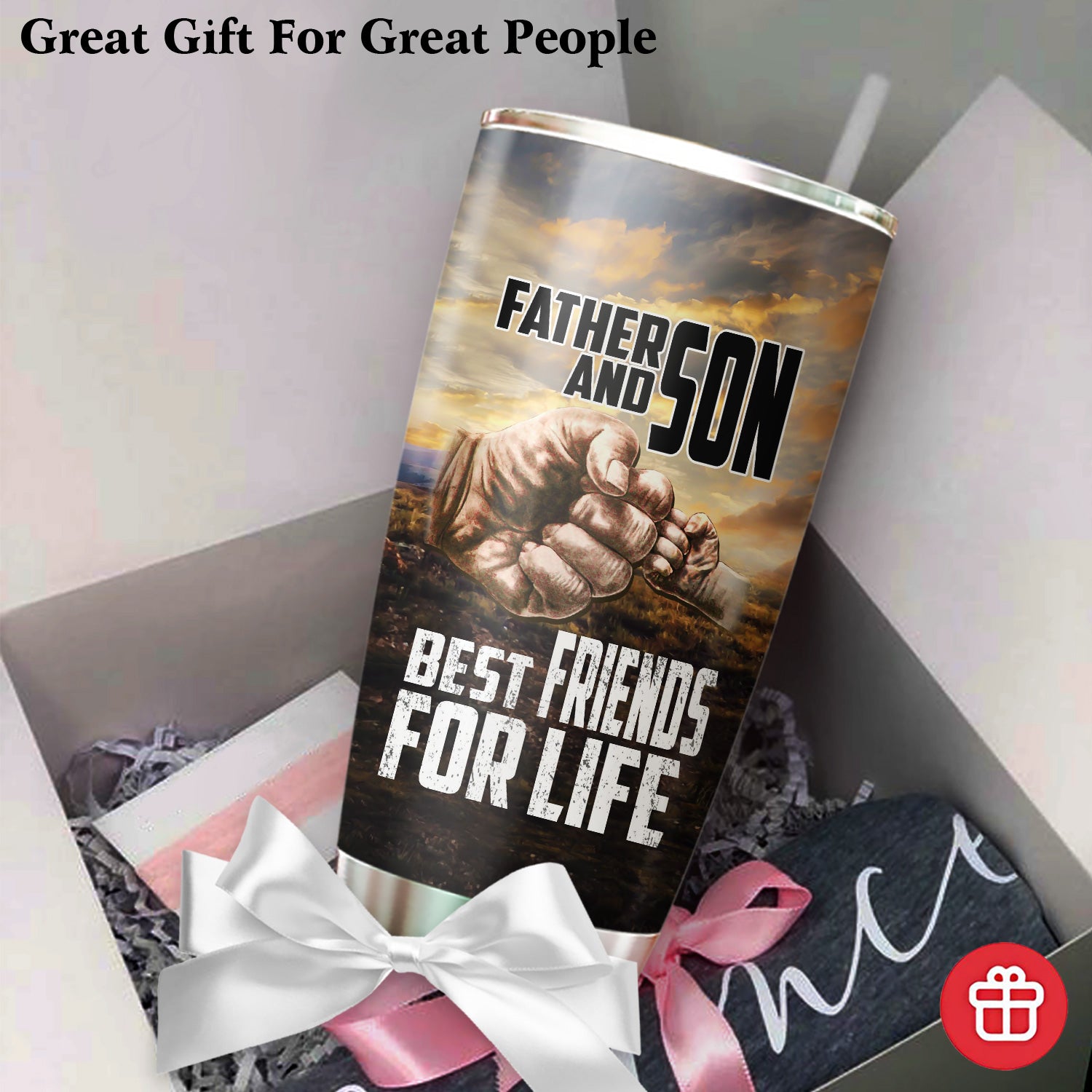 Father And Son Best Friends For Life 20 oz Tumbler — 365FURY