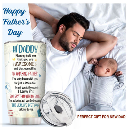 1St Fathers Day Gifts For New Dads Beer And Milk 20Oz Tumbler