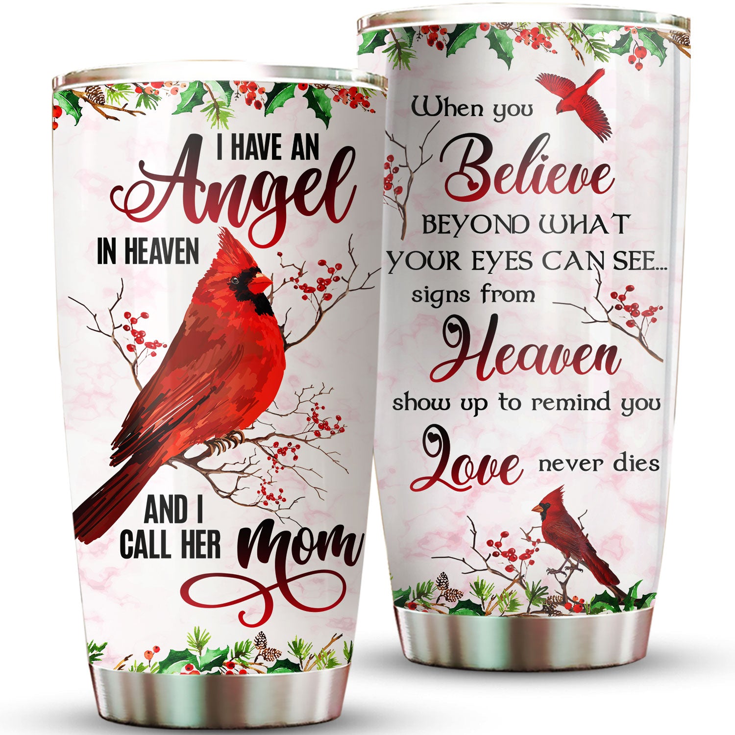 My Angel Mom In Heaven Missing You Always 20Oz Tumbler