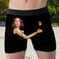 Holding You Funny Custom Face All Over Print Men's Boxer Brief