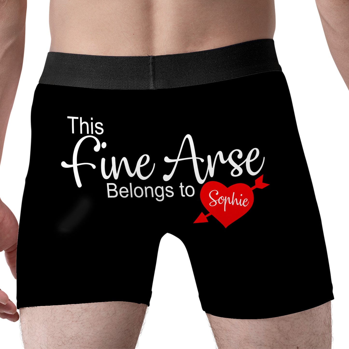 This Fine Arse Belongs To Custom Name All Over Print Men's Boxer Brief