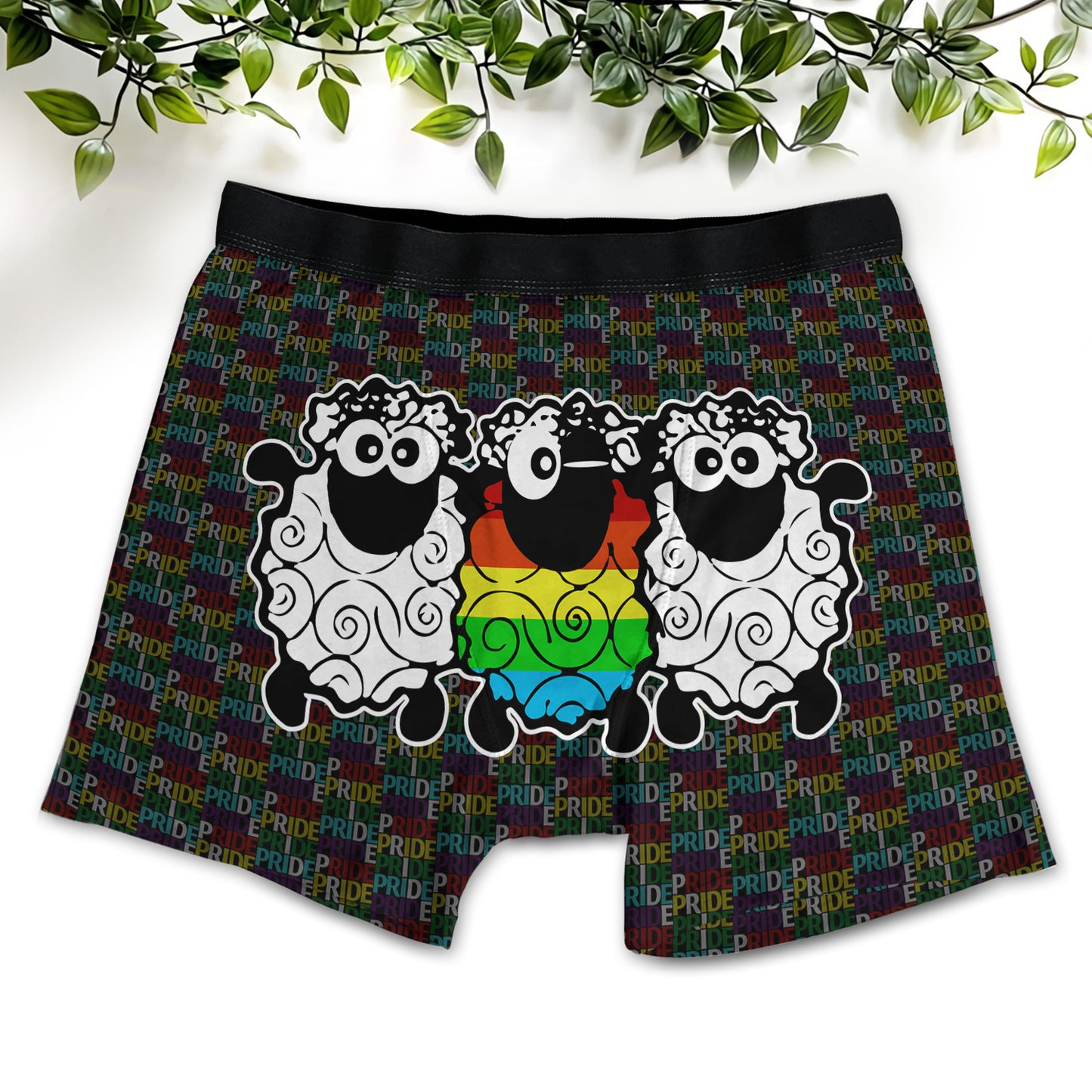 I Am The Rainbow Sheep Of The Family All Over Print Men's Boxer Brief