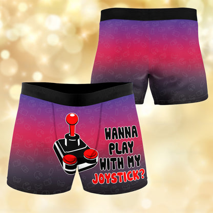 Wanna Play With My Joystick All Over Print Men's Boxer Brief –  PERSONALIZEDWITCH