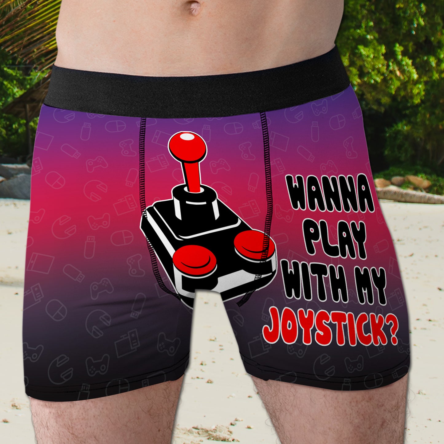 Wanna Play With My Joystick All Over Print Men's Boxer Brief –  PERSONALIZEDWITCH
