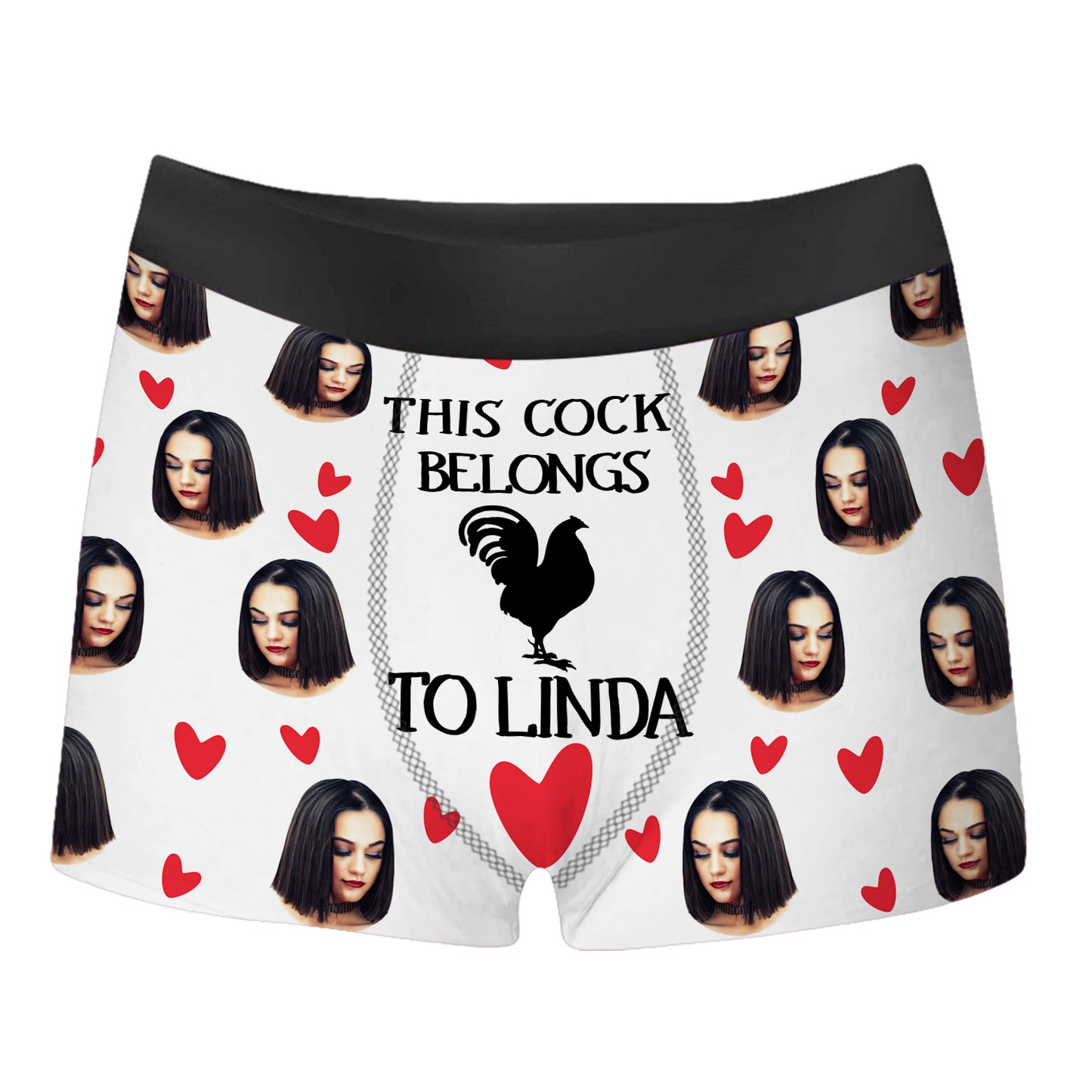 Custom Photo This Cock Belongs To Me - Funny Personalized Custom Boxer -  Pawfect House