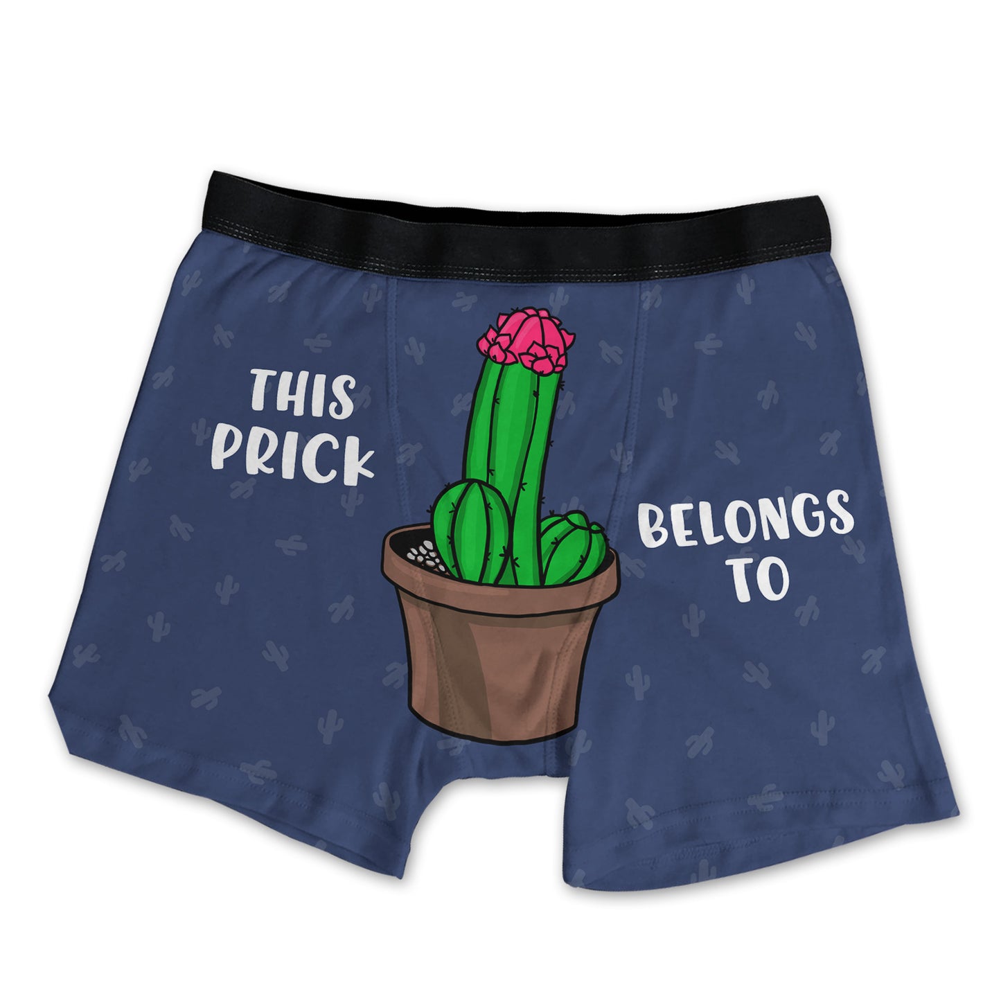 Funny Custom Name This Prick Belongs To Over Print Men's Boxer Brief