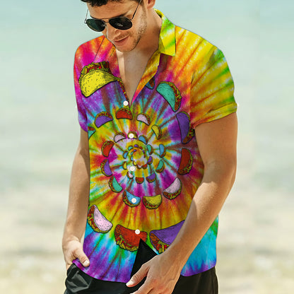 Awesome Tacos Taco Bell Tie Dye  - Hawaiian Shirt Personalizedwitch