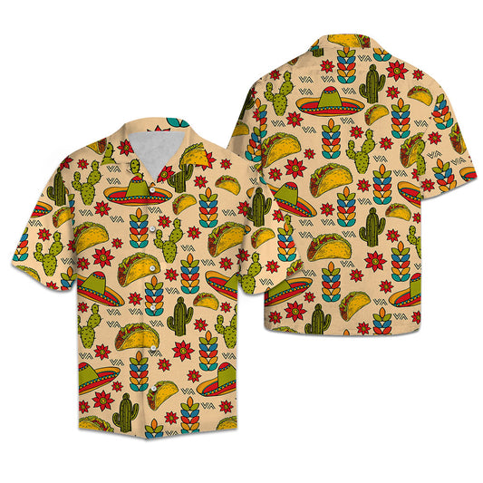 Cactus Tacos Taco Bell Pattern - Hawaiian Shirt Personalizedwitch