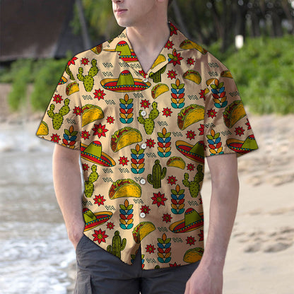 Cactus Tacos Taco Bell Pattern - Hawaiian Shirt Personalizedwitch