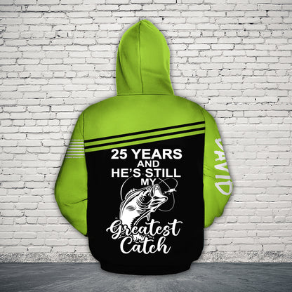 Fishing After All This Year She Is Still My Greatest Catch All Over Print Valentine Gift Couple Matching 3D Hoodie Personalizedwitch