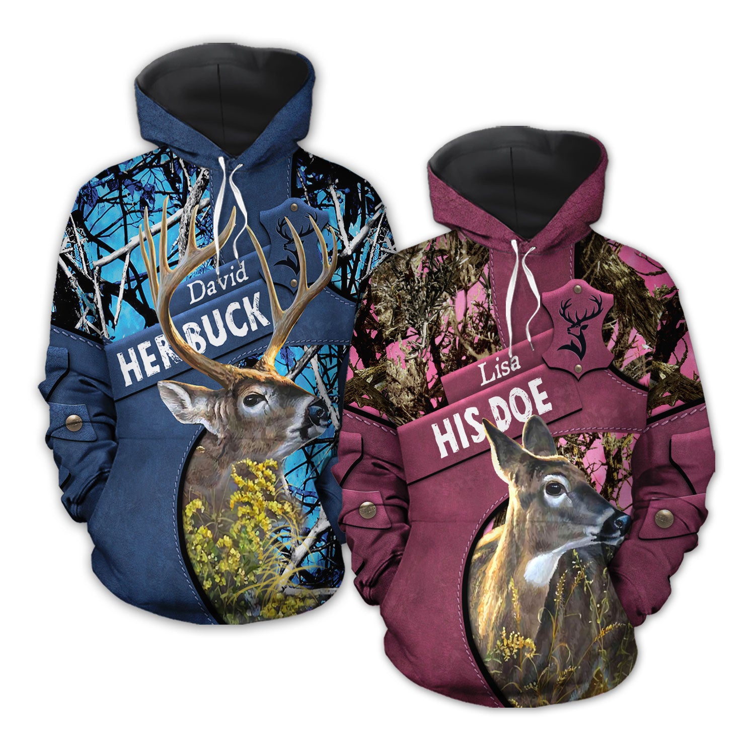 Her buck his doe on sale sweatshirts