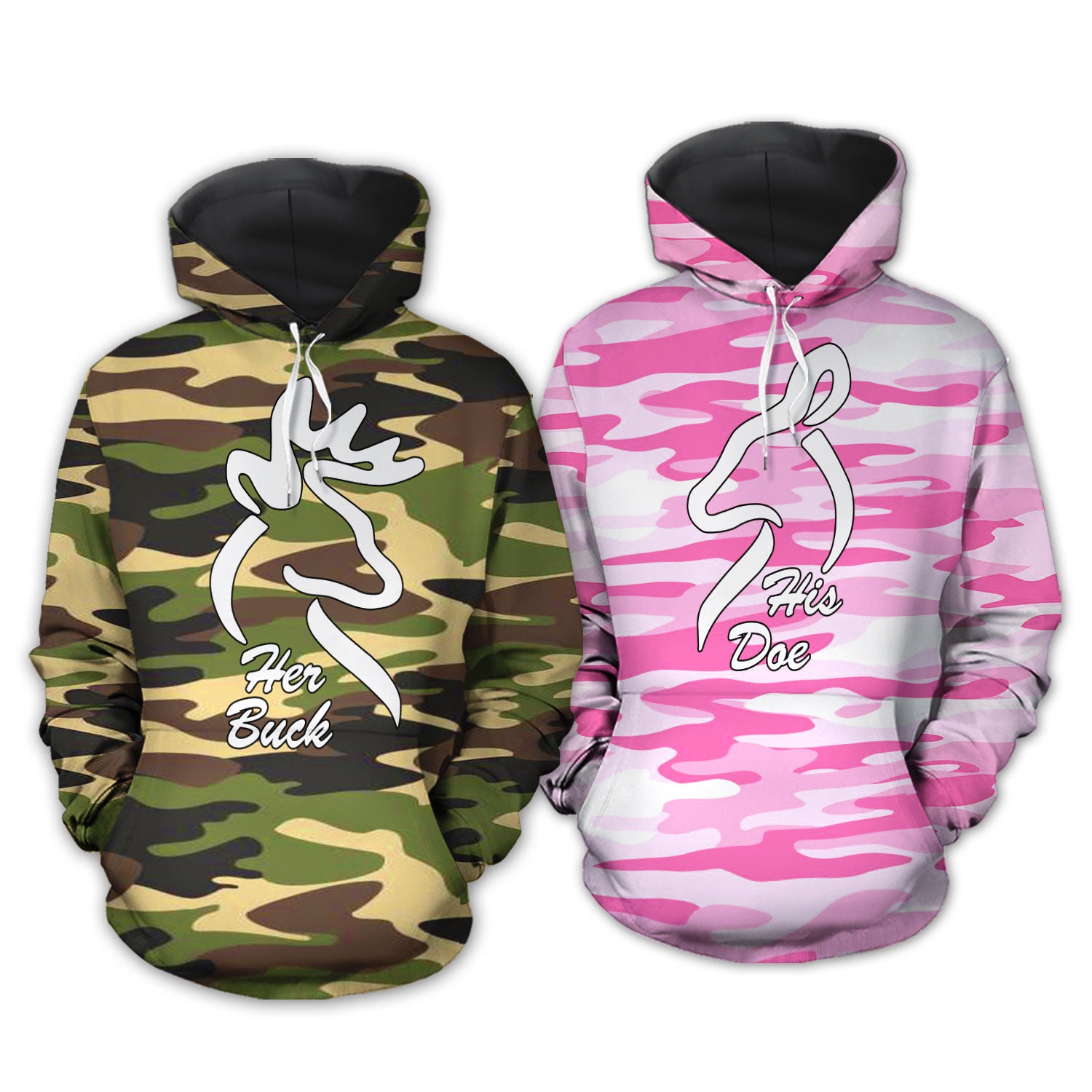 His doe and her buck outlet hoodies