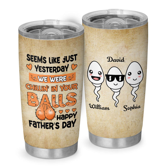 Happy Fathers Day Funny Personalized Name 20Oz Tumbler