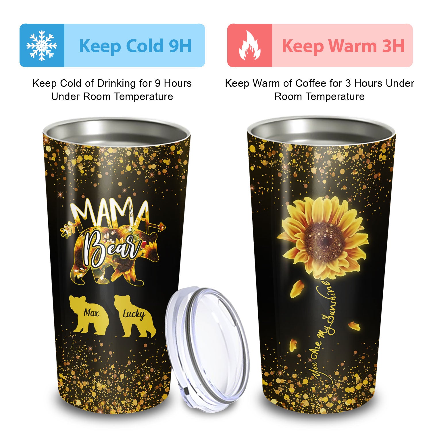 Bonus Mom You're My Sunshine 20Oz Tumbler – PERSONALIZEDWITCH