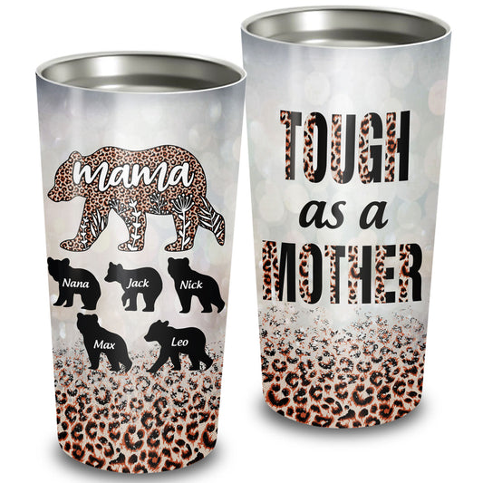 Leopard Print Baseball Mama Coffee Mug - Custom Mugs